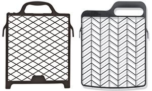 WESTEX afstrijkrooster kunststof, 220 x 250 mm, zwart