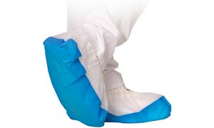 HYGOSTAR PP-overschoen SAFE met CPE-zool, wit-blauw