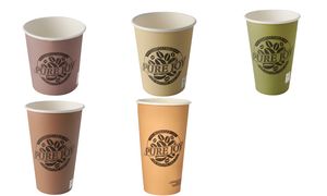 PAPSTAR kartonnen drinkbeker ´pure´, 0,1 l, lila