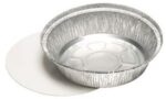 STARPAK aluminium bakje rond, met deksel, 770 ml