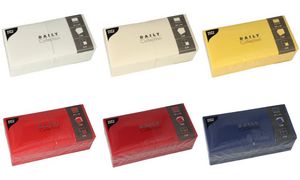 PAPSTAR cocktail servetten, 240 x 240 mm, 3-laags, bordeaux