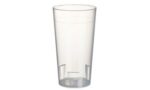 Plastic drinkbekers 0,3 liter doorschijnend, 10 stuks