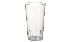 Plastic drinkbekers 0,3 liter doorschijnend, 10 stuks