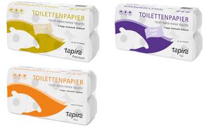 Tapira Toiletpapier Plus, 2-laags, wit
