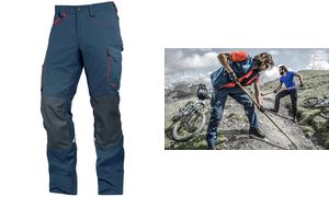 Uvex herenbroek regular fit, donkerblauw