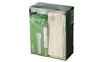 PAPSTAR papieren ijslepel 'pure', lengte: 95 mm, wit