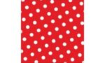 PAPSTAR motiefservetten 'Dots', 330 x 330 mm, rood, 30 stuks