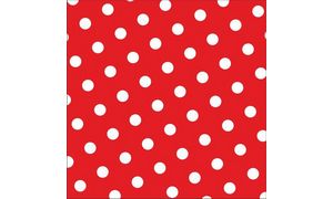 PAPSTAR motiefservetten 'Dots', 330 x 330 mm, rood, 30 stuks PAPSTAR motiefservetten 'Dots', 330 x 330 mm, rood, 30 stuks