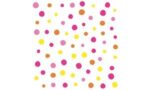 PAPSTAR motiefservetten 'Colorful Dots', 330 x 330 mm, roze, 30 stuks