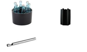 APS Flesopener voor conferentie fleskoeler, zilver