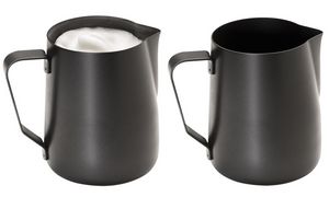 APS melk-/universele kan, zwart roestvrij staal, 0,35 l