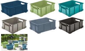 Opbergbox Euro-Box L 'bruno eco', grafit