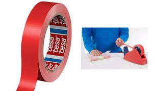 tesa Verpakkingstape 60404, 19 mm x 66 m, zwart