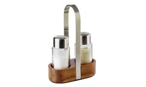 APS zout- en peperstrooierset WOOD, acaciahout/RVS APS zout- en peperstrooierset WOOD, acaciahout/RVS