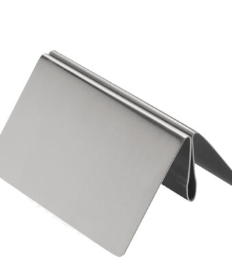 Deflecto prospecthouder roestvrijstaal dubbelzijdig