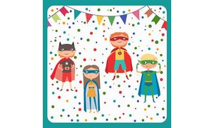PAPSTAR motiefservetten 'Superhero', 330 x 330 mm, 20 stuks