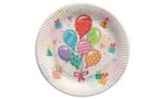 PAPSTAR kartonnen bord 'Feest', rond, 230 mm