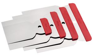 WESTEX Japanse spatelset, roestvrij staal, 4-delig