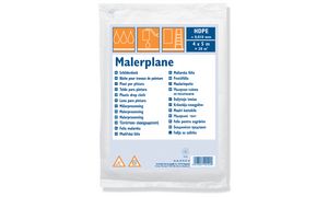 WESTEX afdekfolie, HDPE, 10 my, transparant, 4 x 12,5 m