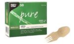 PAPSTAR Fingerfood-spork 'pure', 85 mm, naturel