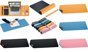 sigel schrijfonderlegger, kunstleer, oprolbaar, zwart/rood