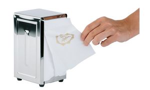 APS Servethouder, roestvrij staal, hoogglans gepolijst