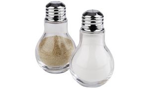 APS Peper- en zoutstel, set van 2, glas/rvs APS Peper- en zoutstel, set van 2, glas/rvs