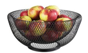 APS WIRE brood- en fruitmand, rond, zwart