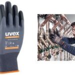 uvex werkhandschoen athletic allround, grijs/antraciet,grootte 6