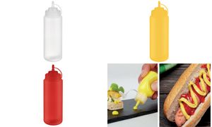 APS Knijpfles, 1025 ml, geel