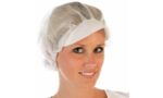 HYGONORM baret-haarnet LIGHT met klep, PP-vlies, wit