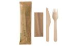 PAPSTAR bestek-set 'pure', van berkenhout, 3-delig