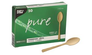 PAPSTAR fingerfood-lepel 'pure', 95 mm, naturel