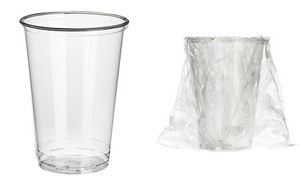 PAPSTAR kunststof beker, van PLA, 0,20 l