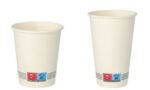 Kartonnen drinkbekers, 0,3 liter, wit