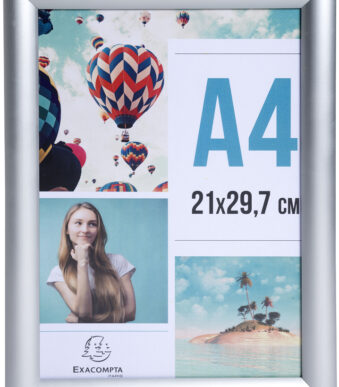 EXACOMPTA Posterlijst A4 zilver geanodiseerd
