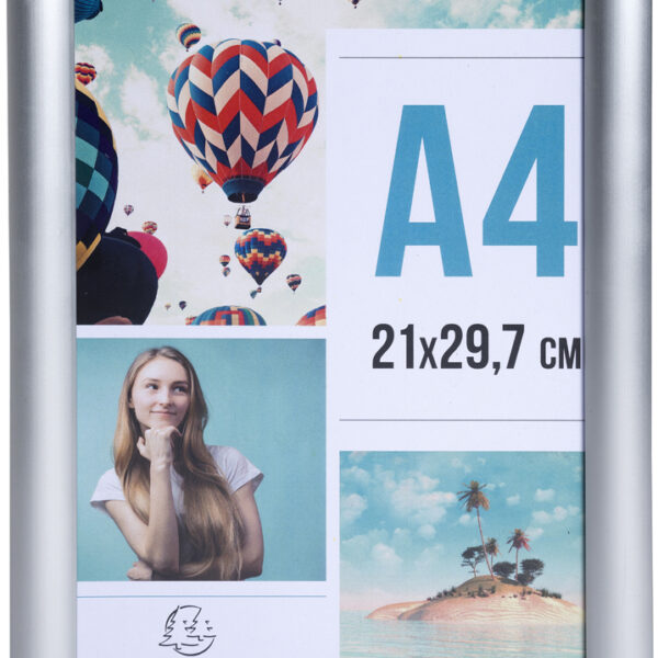 EXACOMPTA Posterlijst A4 zilver geanodiseerd