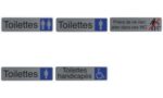 Bordje dames/herentoilet