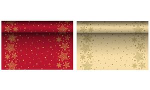 Crèmekleurig kerstlopertje 'Christmas Shine'