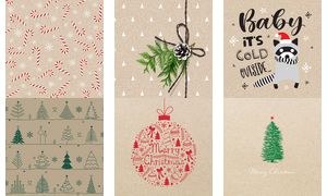 Kerstservetten 'Natuurlijke sfeer' Kerstservetten 'Natuurlijke sfeer'