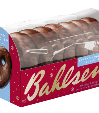 Bahlsen Peperkoek-pretzels melkchocolade, 175 g