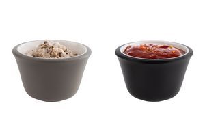APS Dipschaaltjes, 40 ml, zwart/wit, set van 6