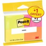 Post-it Zelfklevende notitieblokjes, 38 x 51 mm, 4-pack, blister