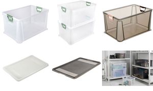 keeeper Opbergbox 'luis', 64 liter, grijs-transparant