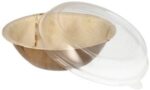 STARPAK palmblad-schaal met deksel, rond, 800 ml
