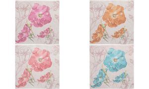 PAPSTAR motief-servetten 'ROYAL Collection Blossom', turquoise