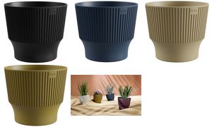 Decoratieve overpot 'Mini', diameter 130 mm, desertkleur