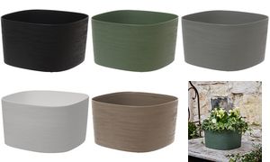 Plantenschaal 'Rodi', breedte: 370 mm, zandkleur.