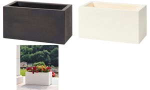 Antracietkleurige plantenbak 'Schio Cassa Maxi 80'