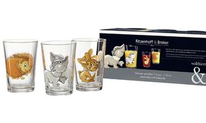 Ritzenhoff en Breker kinderdrinkglas BOSDIEREN, set van 3